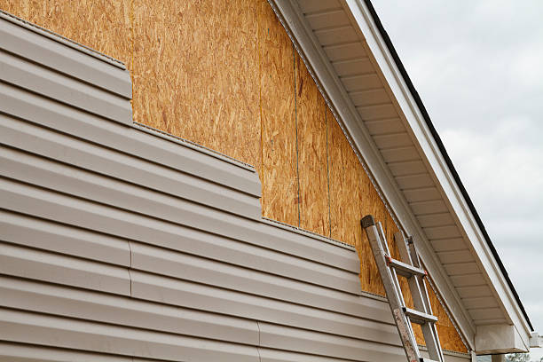 Professional Siding Repair technician working in Wharton, TX